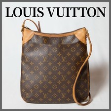 Borsa LOUIS VUITTON Odeon MM Monogram Canvas marrone M56389 accessori moda