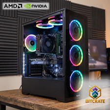 RTX 3050 Gaming PC AMD Ryzen 5 5500 3.6Ghz 16GB RAM 128GB SSD Vogue 21