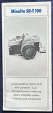 Minolta SR-T 100 sales brochure