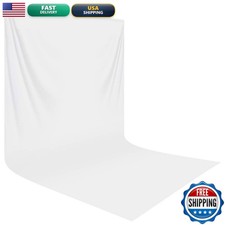 HEMMOTOP White Photo Backdrop, 10x20 Ft Large Photography Screen Backdrops