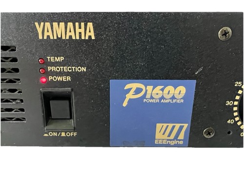 YAMAHA P1600 2 channel 160w per 400w max Power Amplifier with manual - Picture 3 of 10