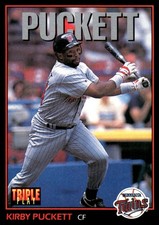 Kirby Puckett 1993 Triple Play #260 Twins MLB READ FREE SHIPPING AutographDen