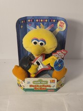 Vintage 1999 Fisher-Price Sesame Street Rock  Roll Big Bird Small Plush Toy