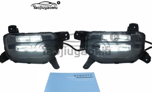 2pcs DRL LED Daytime Running Light Fog Lamps For 2024-2026 Kia Sorento - Bild 2 von 5