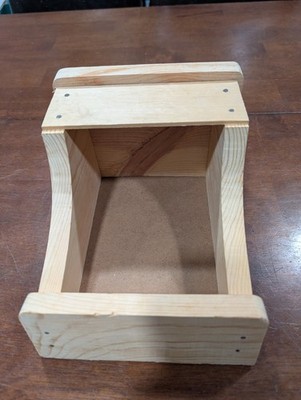 Pine Wood, Morning Dove /Cardinal /Robin Nesting Box 5.5'' T, 7'' W, 8.5'' D