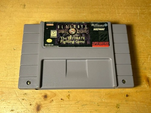 Super Nintendo SNES - Ultimate Mortal Kombat 3 - Tested - Authentic-ships Free