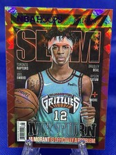 2020-21 Panini NBA Hoops - Slam Ja Morant #18 Purple Explosion