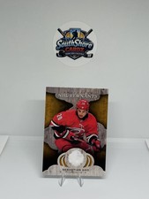 Sebastian Aho 2021-22 Upper Deck Artifacts Hockey NHL Remnants Jersey #NR-SA