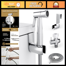 Handheld Bidet Sprayer Kit for Toilet - Easy Install Stainless Steel Cloth Diape