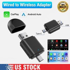 2026 New CarPlay Adapter Wireless CarPlay Plug  Play For iPhone 2 IN 1
