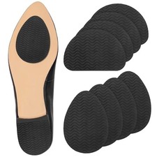 8 Pcs Non Slip Shoe Pads, Self-Adhesive Shoe Sole Protector Black High Heel