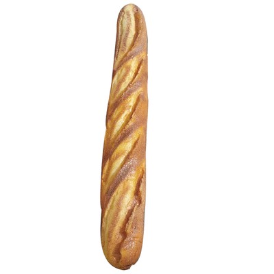 Realistic Fake Bread Model PU Baguette 45X6X3cm for Restaurant Decor