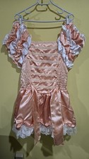 Vintage Growing Up Short Sleeve Pageant Dress with Flaws. Size Junior 14