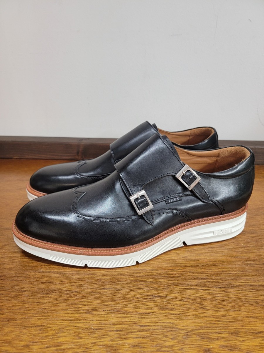 TAFT Leather Double Monk Strap Shoe Model 105 Leather Dress  display picture 3