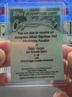 Topps Inception 2025-26 Dylan Harper Silver Signings Red Electricity /16 Spurs