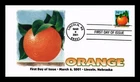 DR JIM STAMPS US COVER ORANGES FRUIT FIRST DAY ISSUE