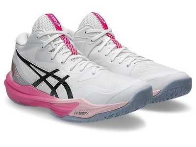 ASICS SKY ELITE FF MT 3 1053A080 100 White Dragon Fruit Volleyball Shoes