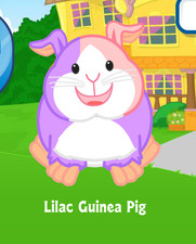 Webkinz Classic Lilac Guinea Pig Virtual PET Adoption Code Only Messaged!