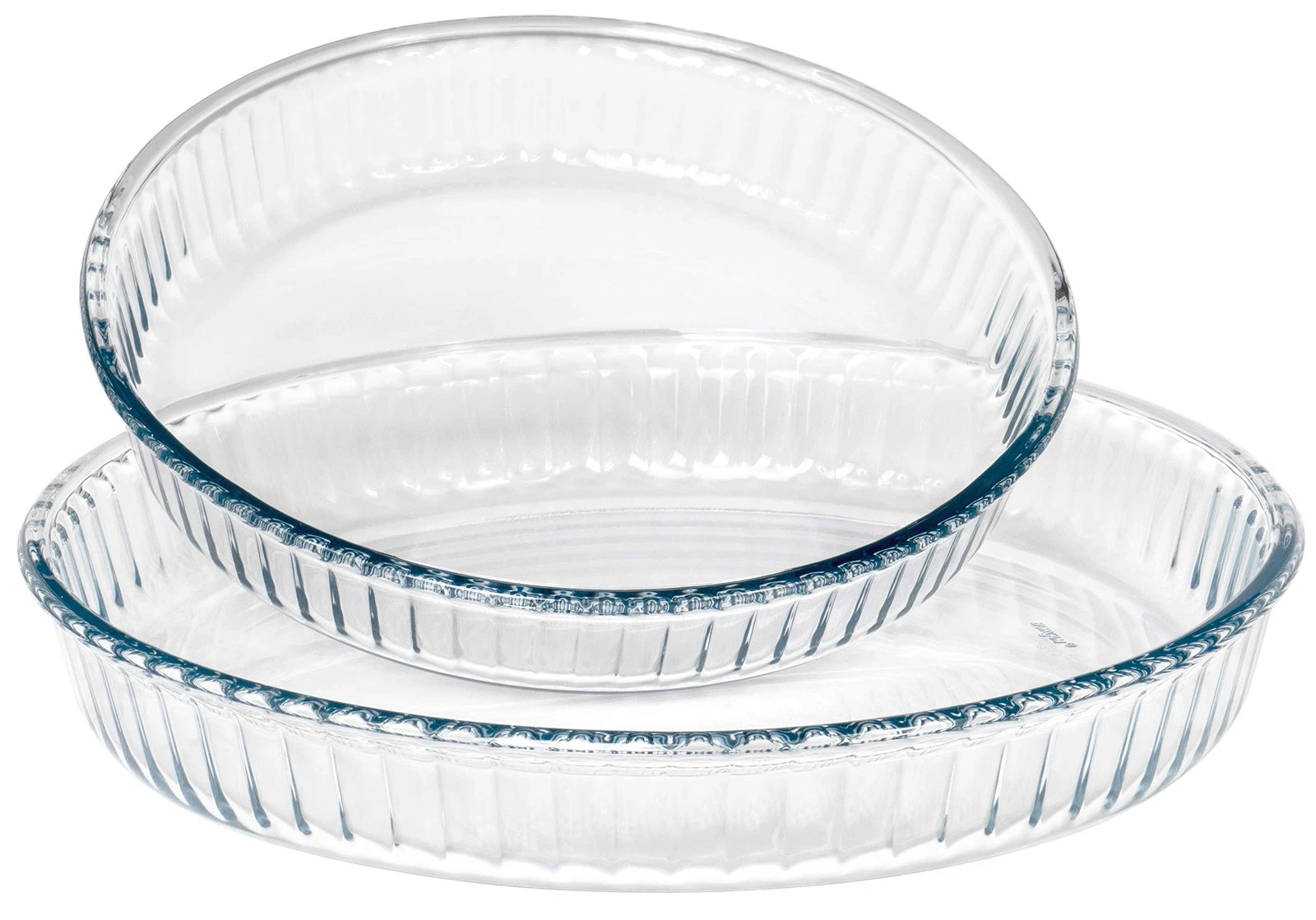 Cake and Pie Glass Dish, Set of 2