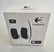 NEW Logitech S-150 USB Digital Computer Speakers 980-000028 Black PC Laptop