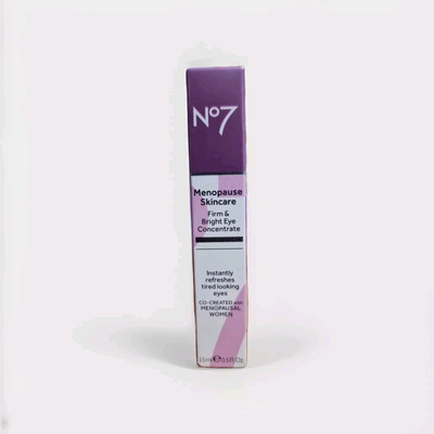 No7 Menopause Skincare Firm & Bright Eye Konzentrat – 15 Ml, Für Straffe & Strahlende Augenpartie