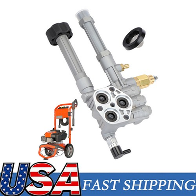 #ad #ad Pressure Washer Pump Head Assy For Troy Bilt RMW SRMW AR42518 AR43061 AR43061 $33.28