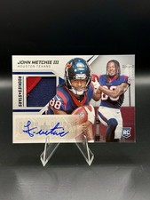 John Metchie III 2022 Rookies & Stars Dress For Success RPA Prime /25 Texans RC