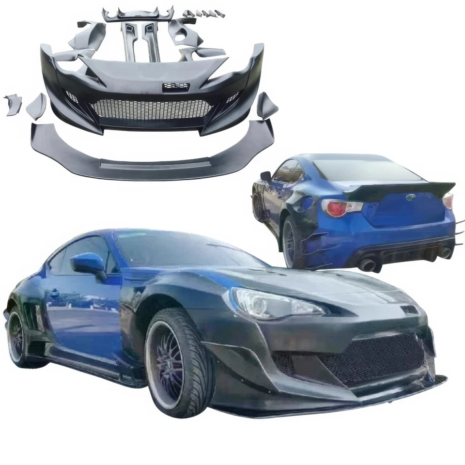 VSaero FRP TKYO v3 Wide Body Kit 17pc (ZN6) for FR-S Scion 13-16 vsaero_108623 Foto 2 de 4