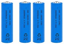 4 Pack  3300mAh 3.7V Rechargeable Battery for...