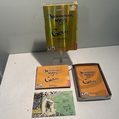 Neverwinter Nights Gold 2003 PC Win 98 XP 4-Disc Forgotten Realms RPG w/ CD Keys