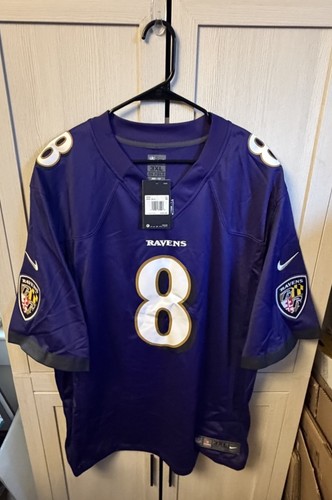 NWT Men's Lamar Jackson Nike Purple Speed Machine Limited Jersey Men’s 3XL