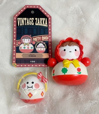 Pop Mart, Bobo and Coco Vintage Zakka Tumbler PVC Figure with Card, 2022