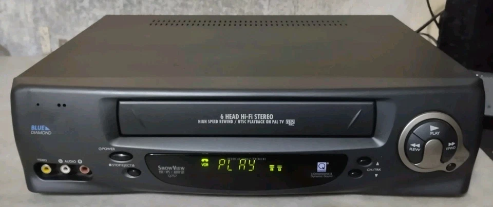 DAEWOO VIDEOREGISTRATORE VHS 6 TESTINE STEREO CON TELECOMANDO ORIGINALE - Immagine 3 di 4