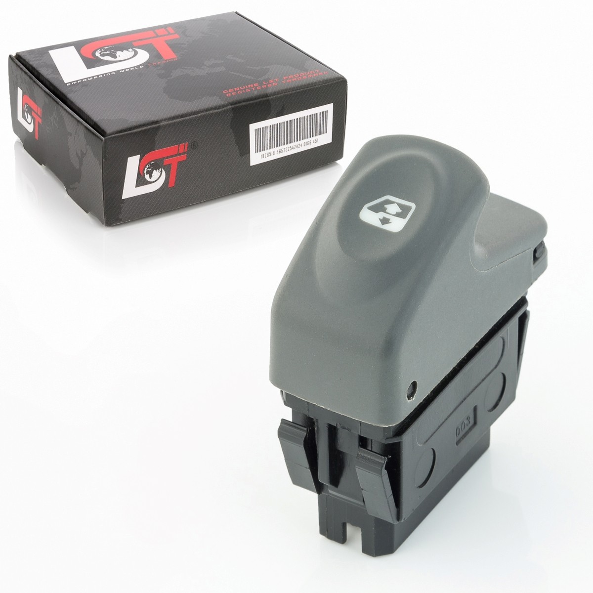 Electric Window Regulator Switch Button Gray for RENAULT KANGOO