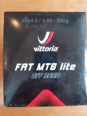 Vittoria Fatbike Schlauch 26x4.0/4.90 100/120-559 SV Ventil