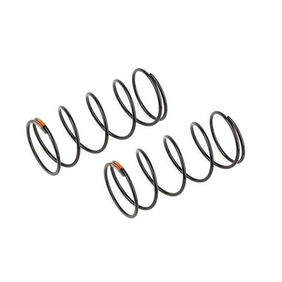 Team Associated 13mm Front Shock Springs, orange 4.3lb/in, L44, 6.0T, 1.2D / AE9