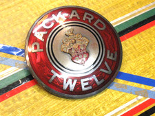 1932-9 Packard 12 Trunk Rack Medallion.