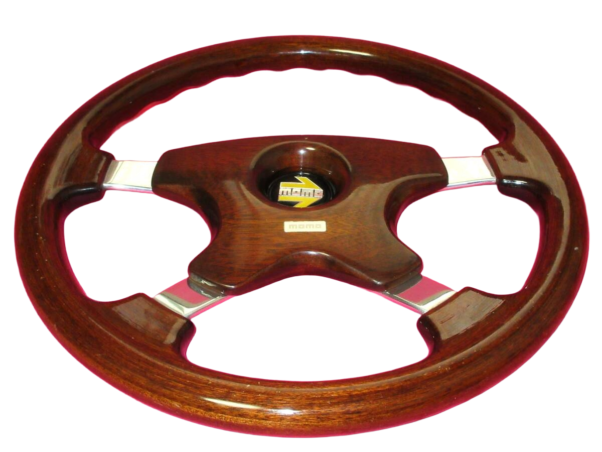 MOMO ASTRA Steering Wheel 360mm Dark Wood Polished JDM Toyota