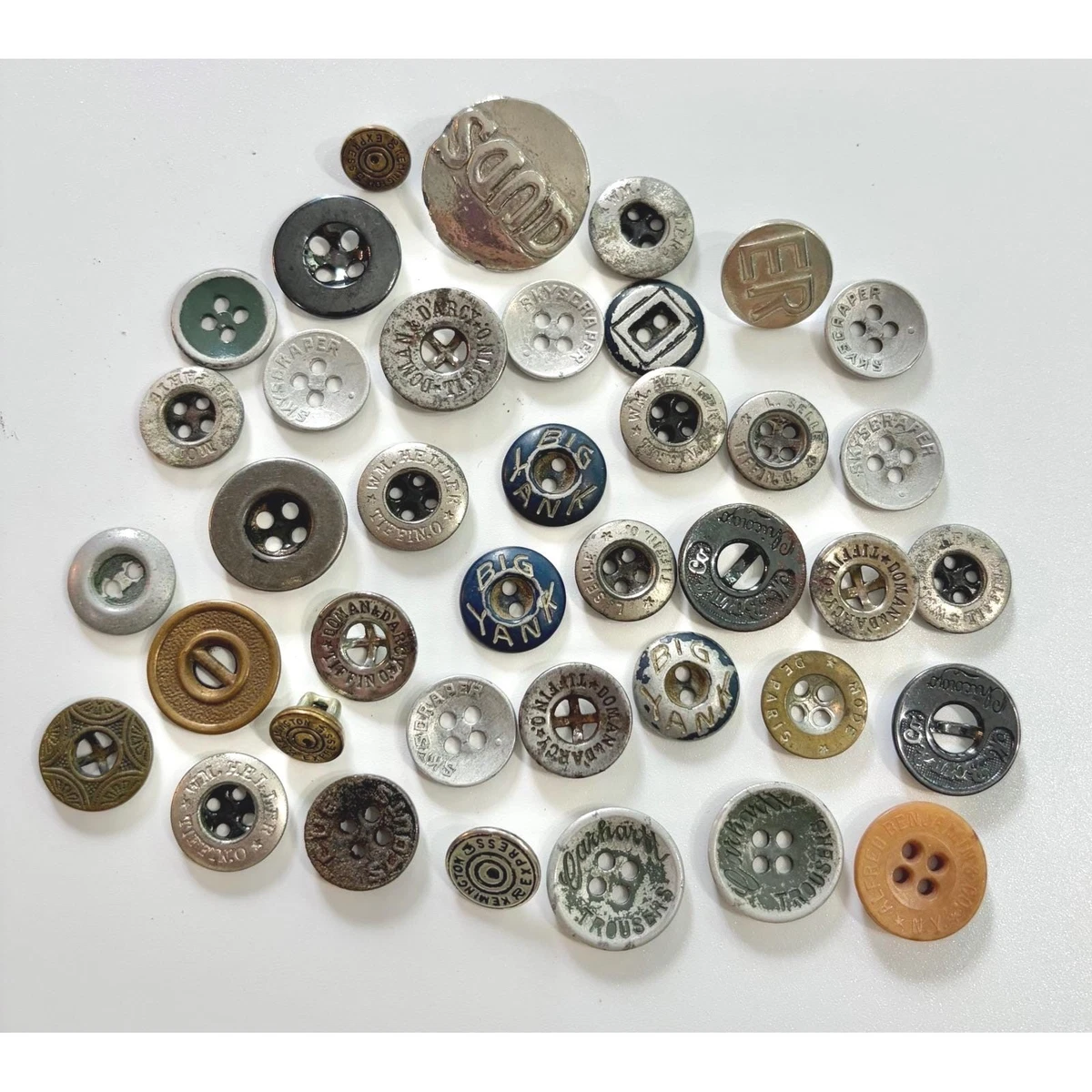 Blue Lot Collectible Sewing Buttons for sale | eBay