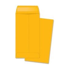 Quality Park 50762 Coin Envelopes 7 6.5" x 3.5" Brown Kraft 500/box