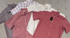Gold Label Roundtree Yorke Lot Of 5 Short Sleeve Shirts Mens M Button Front