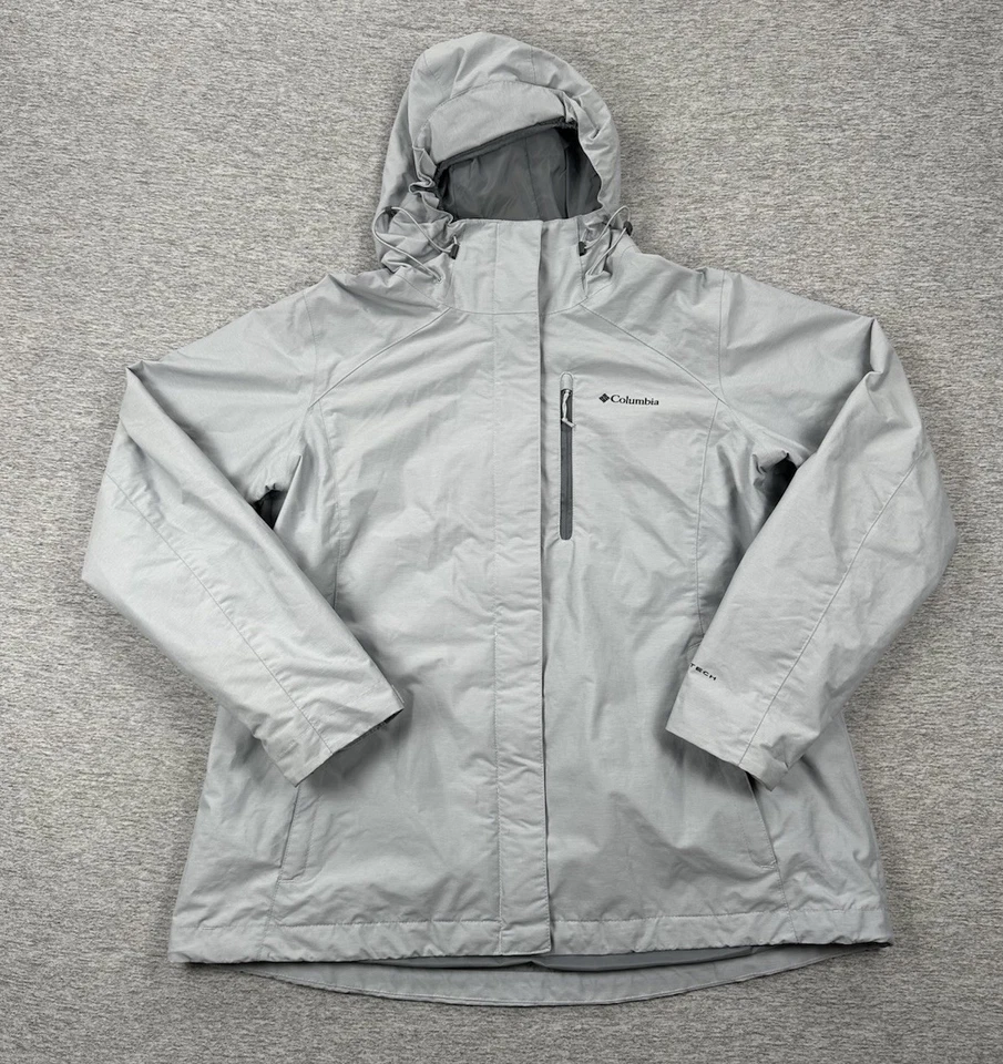 Chaqueta Columbia para mujer XXL gris Whirlibird IV Interchange Omni Tech 3 en 1 Foto 3 de 4