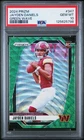 2024 PANINI PRIZM GREEN WAVE #347 JAYDEN DANIELS PSA 10