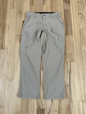 Alaskan Hardgear by Duluth Trading Pants Mens 32x30 Beige Nylon Gravel Roll
