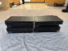 Lot Of 4 Sony PlayStation 2 PS2 Fat Console Only For Parts or Repair 3 w/Power