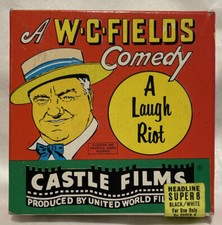 WC Fields Comedy Super 8MM The Great Chase A Laugh Riot Vintage Film 813