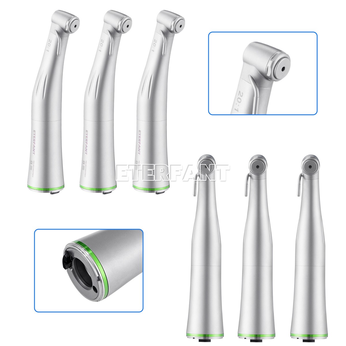 NSK LED Dental 20:1 Reduction Implant Surgical Contra Angle Handpiece