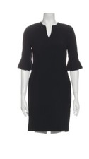 Alexander McQueen Black Military Mini Dress SZ 6