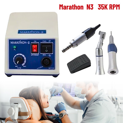 35K RPM Handstück Polieren N3 Marathon Type Dental Lab Elektrischer Mikromotor