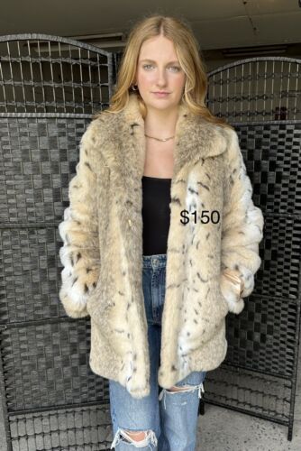 Animal Print Faux Fur Jacket - image 1